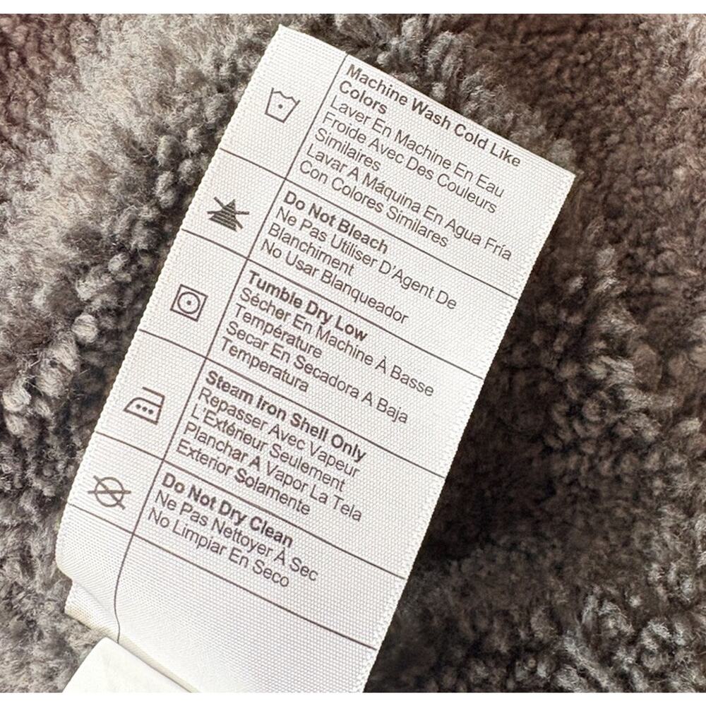 Carhartt Men’s Washed Duck Sherpa-Lined Relaxed Fit Utility Jacket Moss Size S - Picture 8 of 12